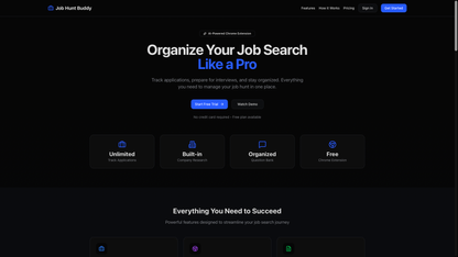 JobHuntBuddy - Job Application Tracker